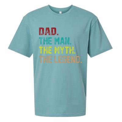 Dad The Man The Myth The Legend  Sueded Cloud Jersey T-Shirt