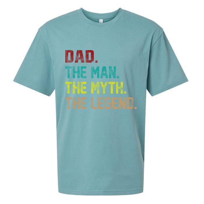Dad The Man The Myth The Legend  Sueded Cloud Jersey T-Shirt
