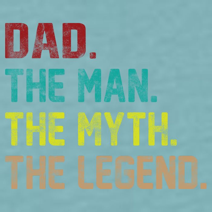 Dad The Man The Myth The Legend  Sueded Cloud Jersey T-Shirt