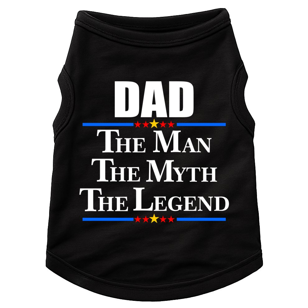 Dad The Man The Myth The Legend Stars Doggie Tank