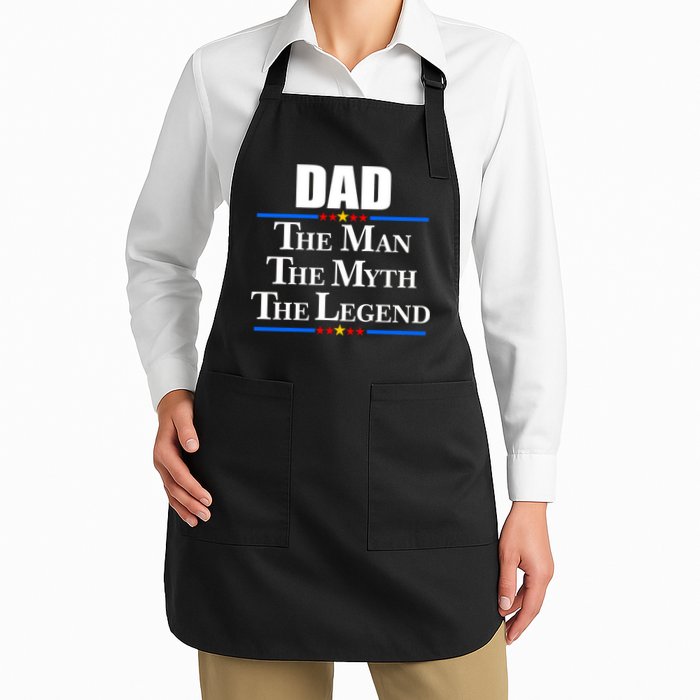 Dad The Man The Myth The Legend Stars Apron