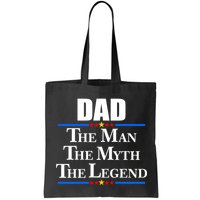 Dad The Man The Myth The Legend Stars Bag