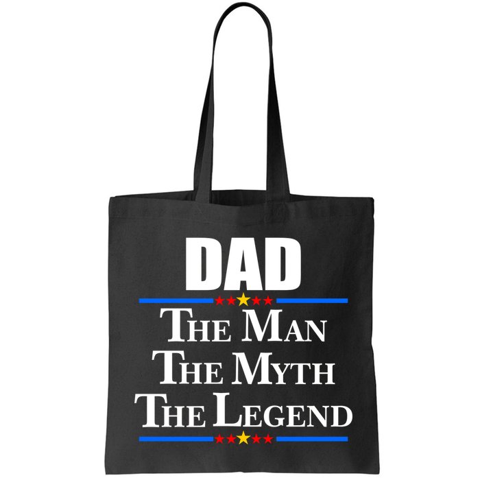 Dad The Man The Myth The Legend Stars Bag