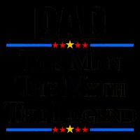 Dad The Man The Myth The Legend Stars 16oz Travel Tumbler