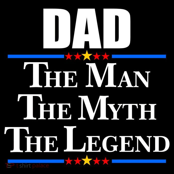 Dad The Man The Myth The Legend Stars Tank Top