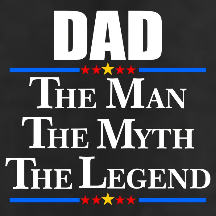 Dad The Man The Myth The Legend Stars Golf Towel