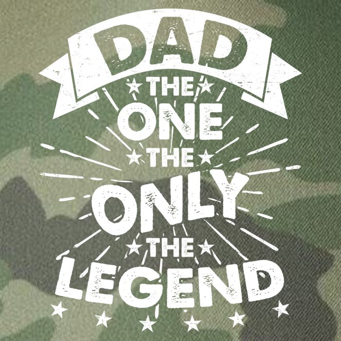 Dad The One The Only The Legend Legacy Tie Dye Trucker Hat