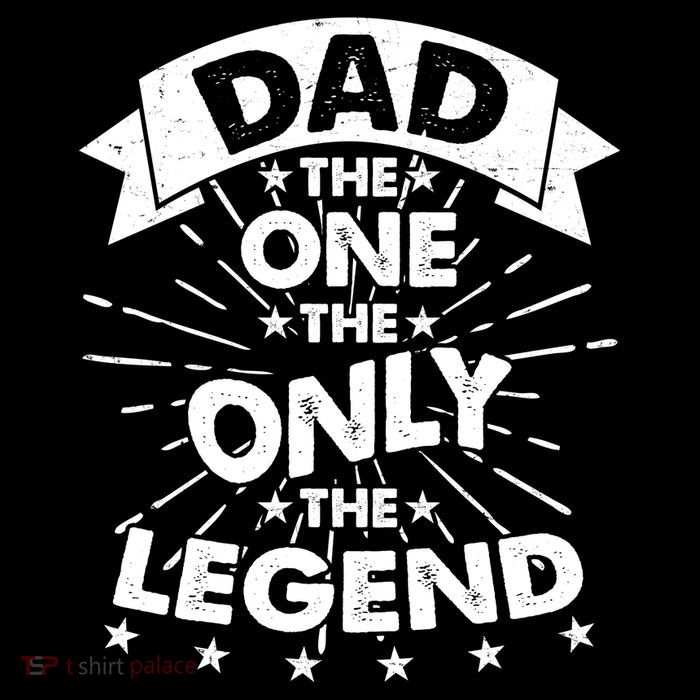 Dad The One The Only The Legend 7-Panel Snapback Hat