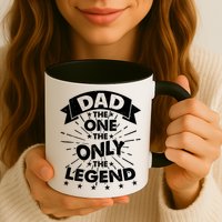 Dad The One The Only The Legend Mug