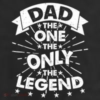 Dad The One The Only The Legend 11oz C Handle Ceramic Mug