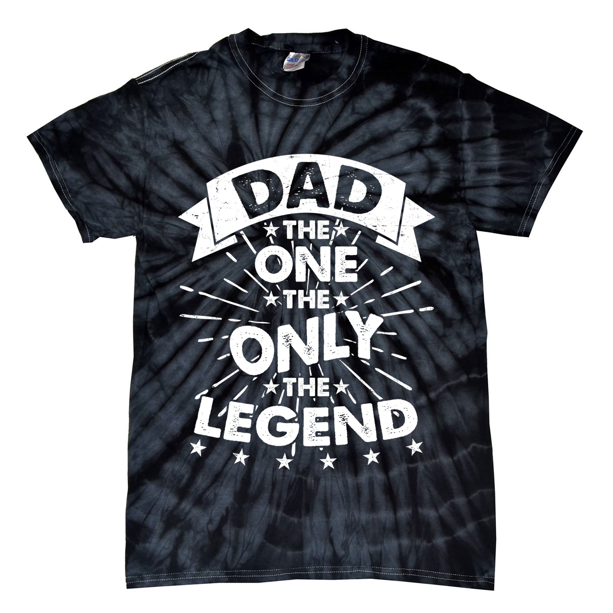 Dad The One The Only The Legend Tie-Dye T-Shirt