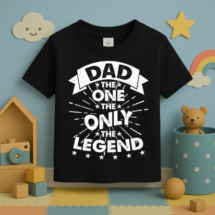 Dad The One The Only The Legend Toddler T-Shirt