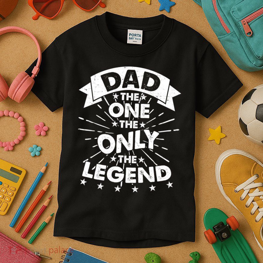Dad The One The Only The Legend Kids T-Shirt