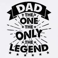 Dad The One The Only The Legend Garment-Dyed Sweatshirt