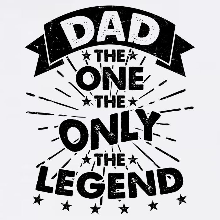 Dad The One The Only The Legend Garment-Dyed Sweatshirt