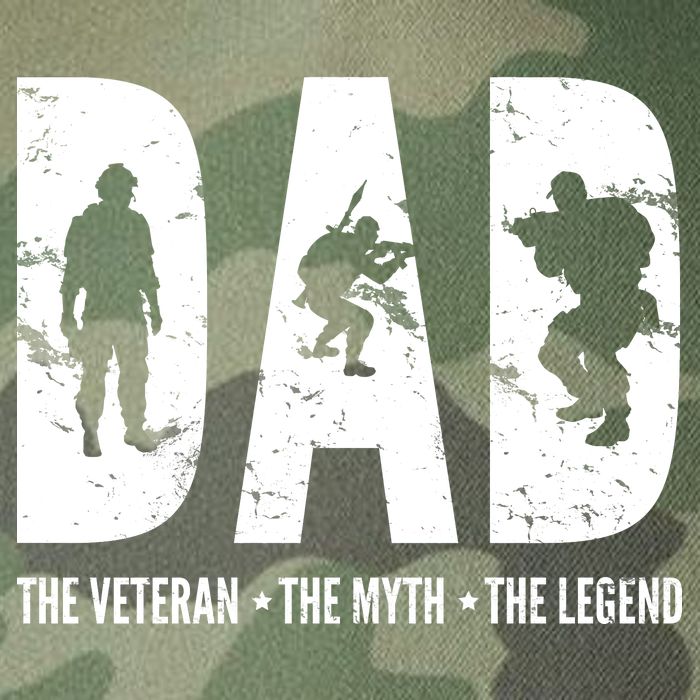 Dad The Veteran The Myth The Legend Legacy Tie Dye Trucker Hat