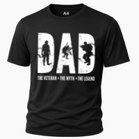 Dad The Veteran The Myth The Legend Cooling Performance Crew T-Shirt