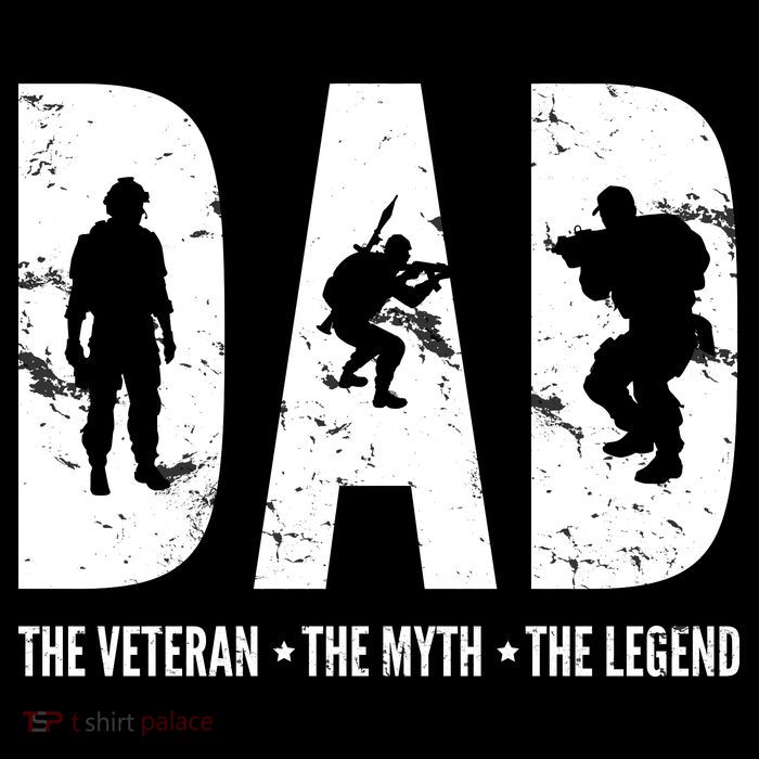 Dad The Veteran The Myth The Legend Backpack