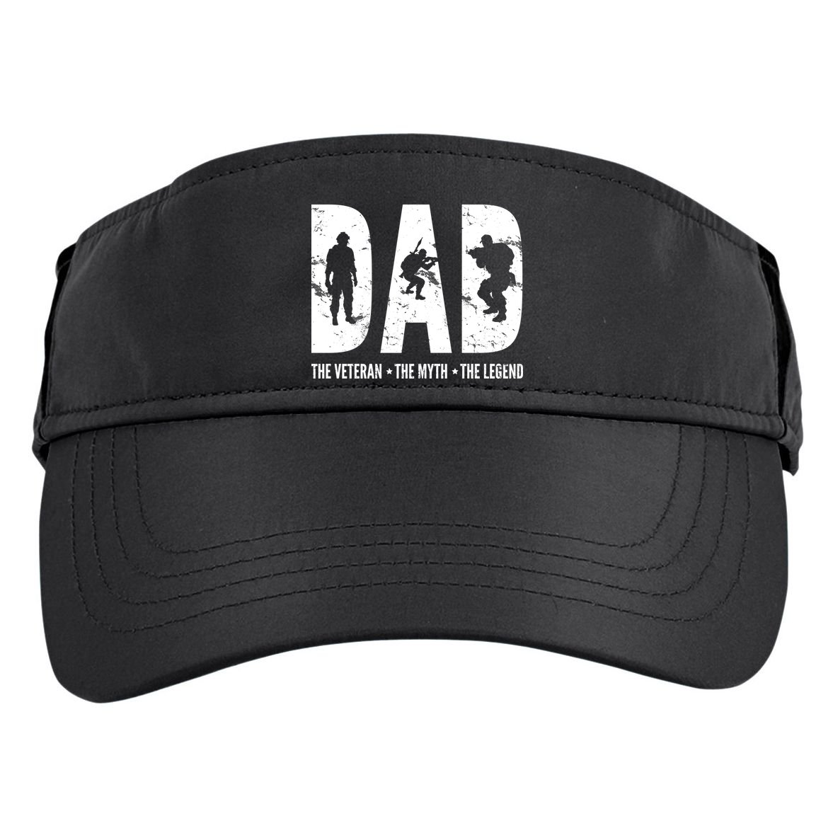 Dad The Veteran The Myth The Legend Adult Drive Performance Visor