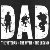 Dad The Veteran The Myth The Legend Adult Drive Performance Visor