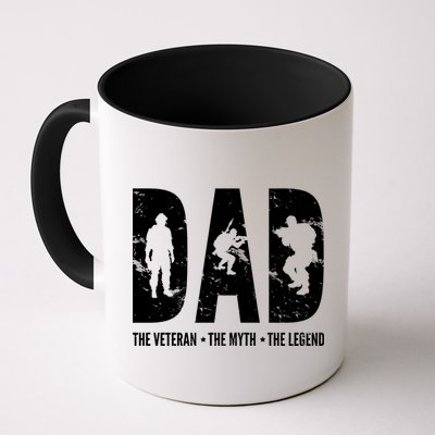 Dad The Veteran The Myth The Legend Mug