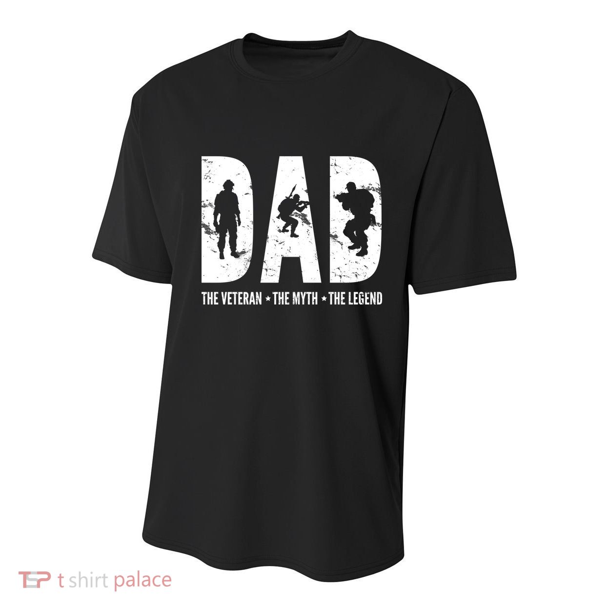 Dad The Veteran The Myth The Legend Youth Performance Sprint T-Shirt