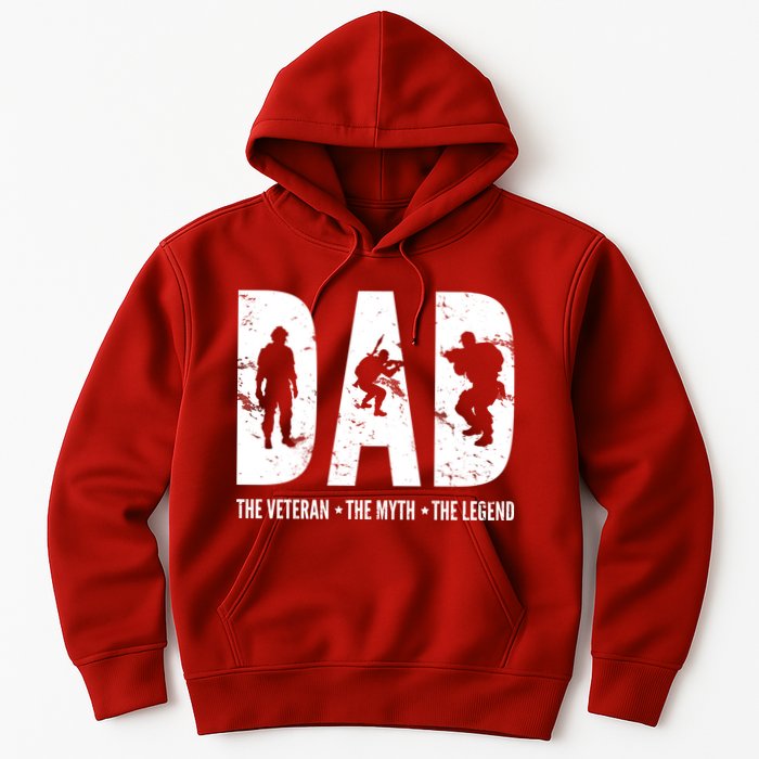 Dad The Veteran The Myth The Legend Hoodie