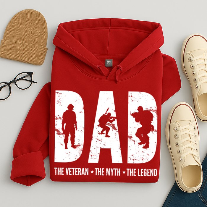 Dad The Veteran The Myth The Legend Hoodie