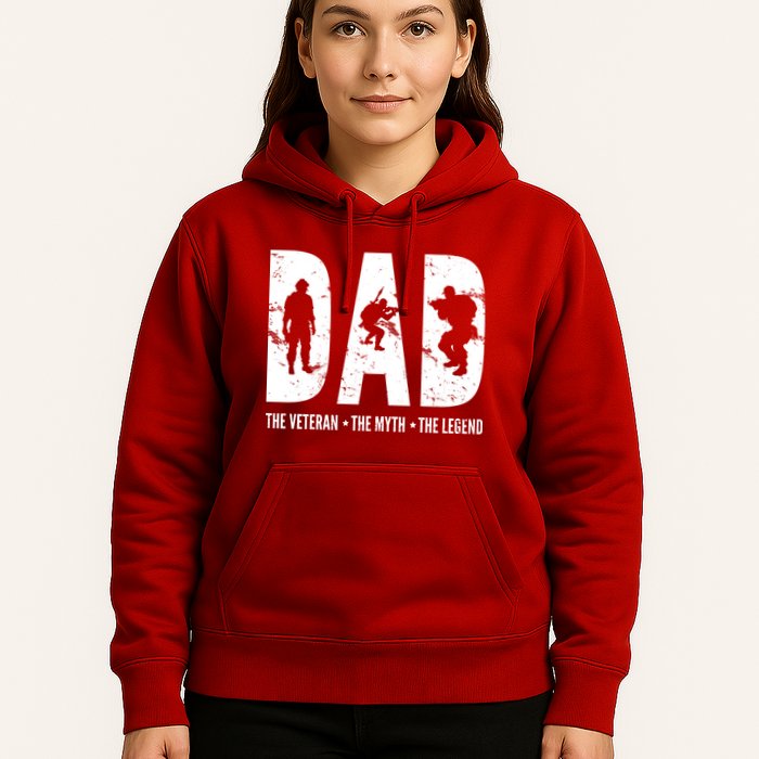 Dad The Veteran The Myth The Legend Hoodie