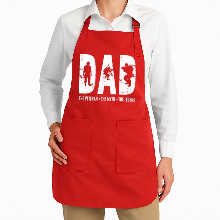 Dad The Veteran The Myth The Legend Apron