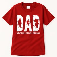 Dad The Veteran The Myth The Legend Tall T-Shirt