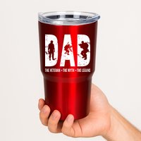 Dad The Veteran The Myth The Legend Tumbler