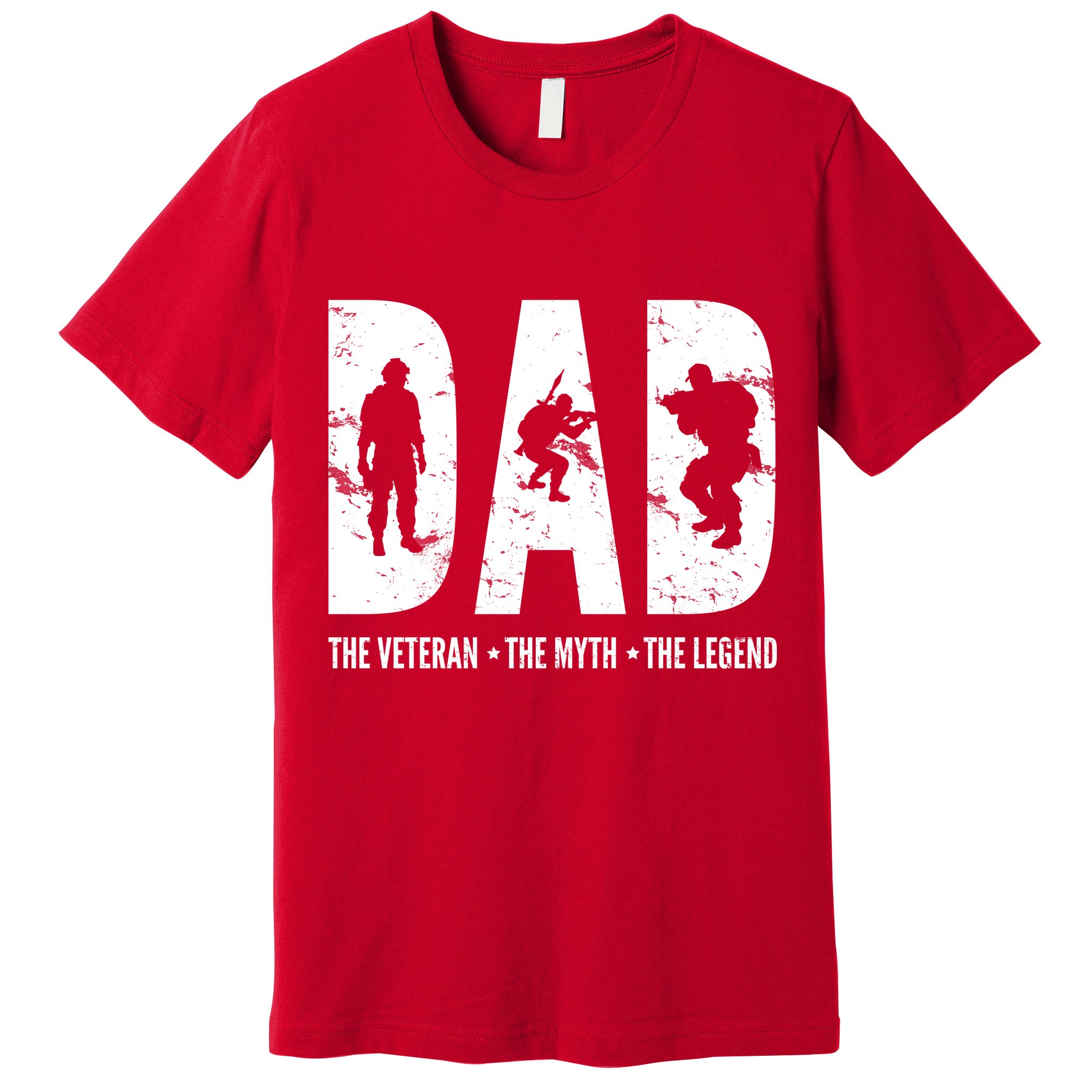 Dad The Veteran The Myth The Legend Premium T-Shirt