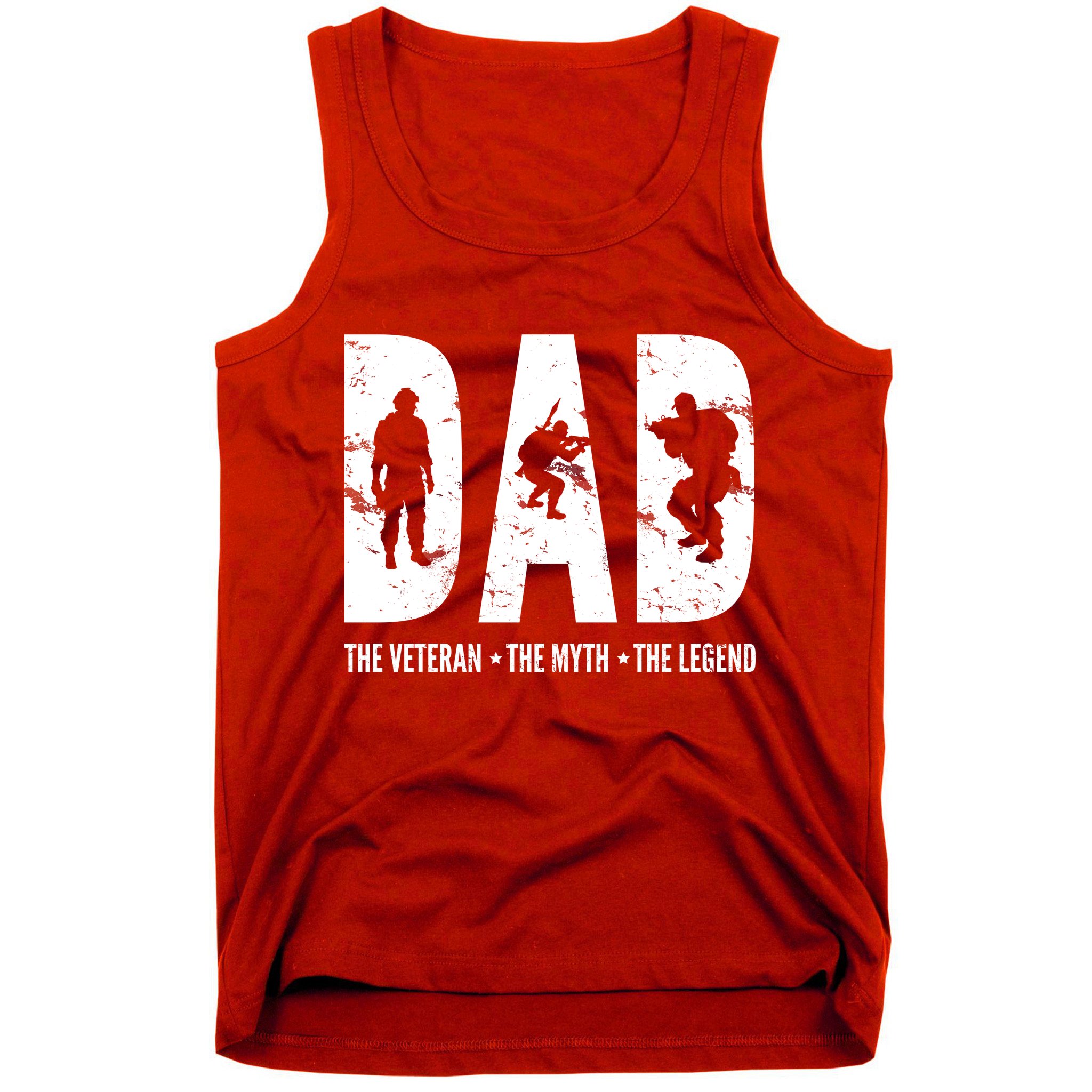 Dad The Veteran The Myth The Legend Tank Top