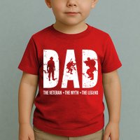 Dad The Veteran The Myth The Legend Toddler T-Shirt
