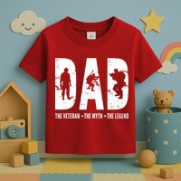 Dad The Veteran The Myth The Legend Toddler T-Shirt
