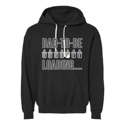 Dad To Be Loading Garment-Dyed Fleece Hoodie
