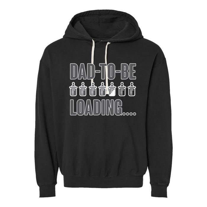 Dad To Be Loading Garment-Dyed Fleece Hoodie