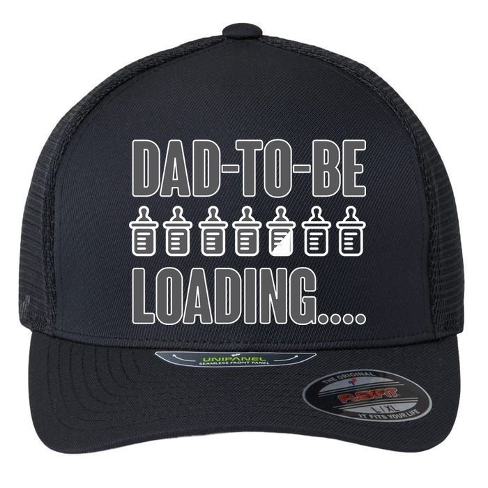 Dad To Be Loading Flexfit Unipanel Trucker Cap