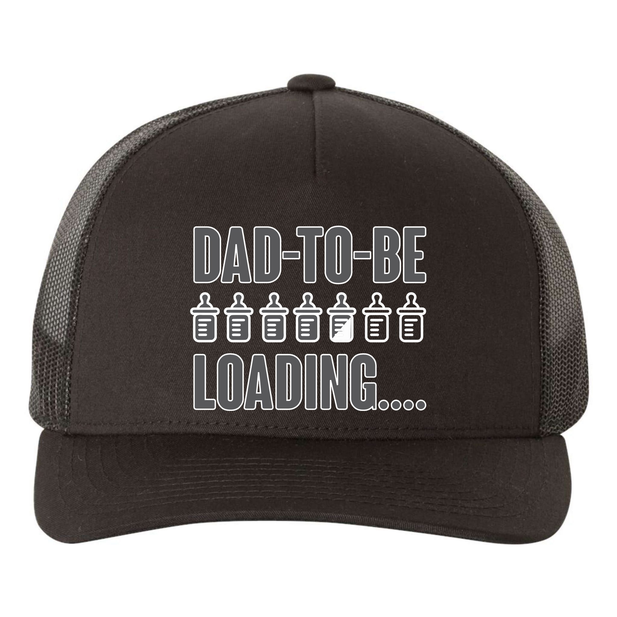 Dad To Be Loading Yupoong Adult 5-Panel Trucker Hat