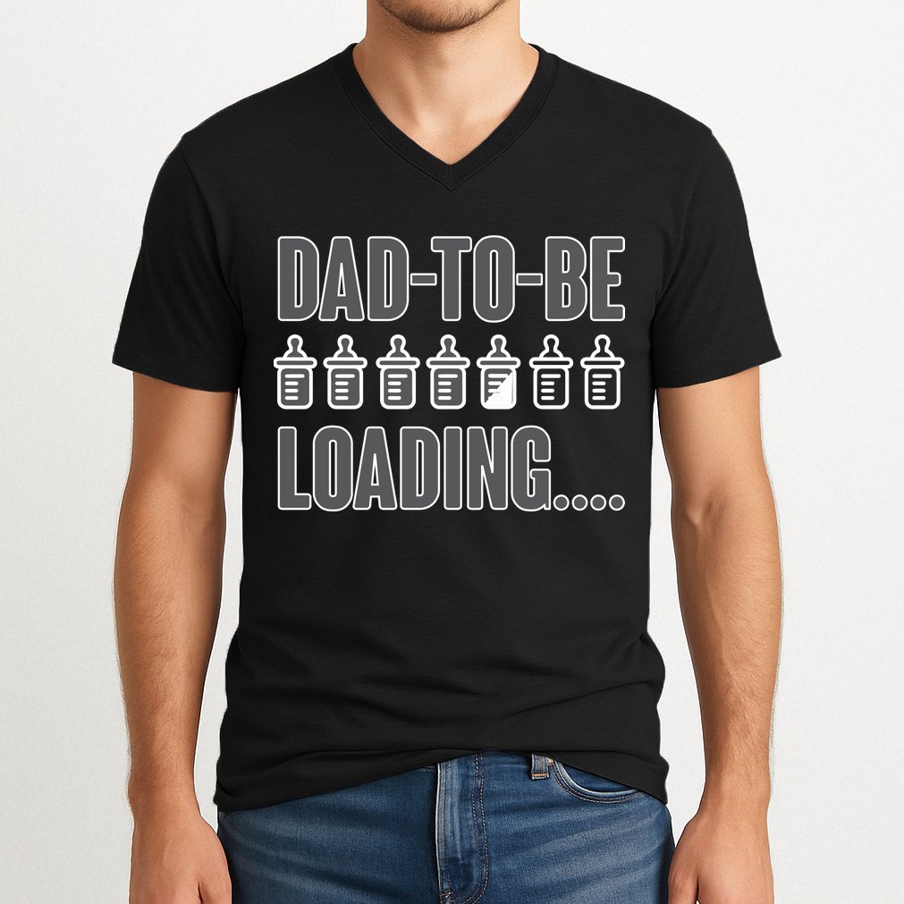 Dad To Be Loading V-Neck T-Shirt