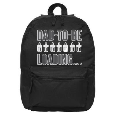 Dad To Be Loading 16 in Basic Backpack