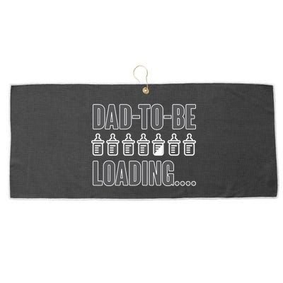 Dad To Be Loading Large Microfiber Waffle Golf Towel