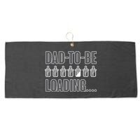 Dad To Be Loading Large Microfiber Waffle Golf Towel