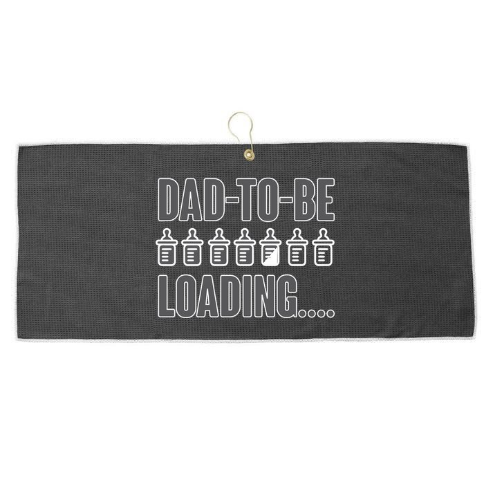 Dad To Be Loading Large Microfiber Waffle Golf Towel