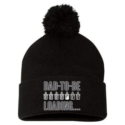 Dad To Be Loading Pom Pom 12in Knit Beanie