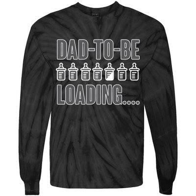 Dad To Be Loading Tie-Dye Long Sleeve Shirt