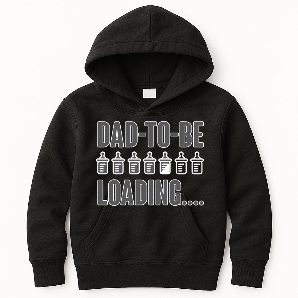 Dad To Be Loading Kids Hoodie