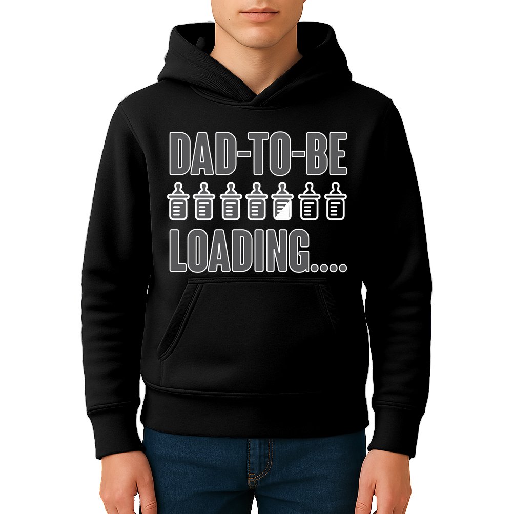 Dad To Be Loading Kids Hoodie