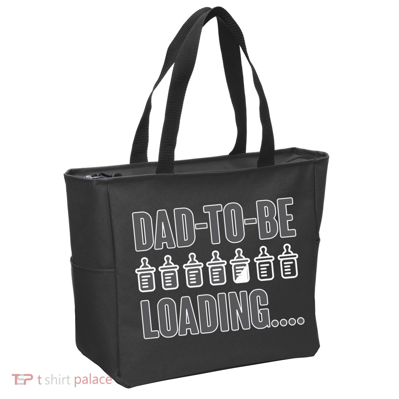 Dad To Be Loading Zip Tote Bag